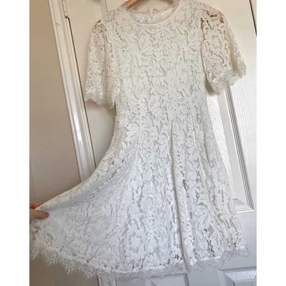 White Lace Midi-dress - Picture 3 of 7